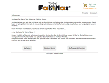 Tablet Screenshot of fabimax.de